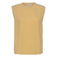 Leonor T-shirts & Tops Sleeveless Keltainen Mango