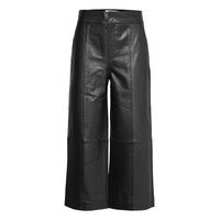 Karleeniw Culotte Pant Leather Leggings/Housut Musta InWear