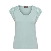 T-Shirt Ss T-shirts & Tops Short-sleeved Sininen Rosemunde