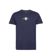 Pride. Ss T-Shirt T-shirts Short-sleeved Sininen GANT