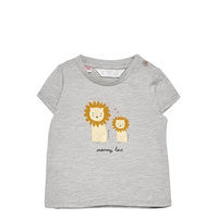 Lion T-shirts Short-sleeved Harmaa Mango