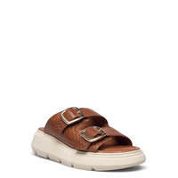 Woms Slides Shoes Summer Shoes Flat Sandals Ruskea Tamaris