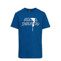 Tdiegoj25 T-Shirt T-shirts Short-sleeved Sininen Diesel