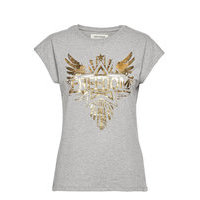 T-Shirt T-shirts & Tops Short-sleeved Harmaa Sofie Schnoor