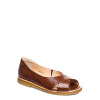 Sandals - Flat - Open Toe - Clo Shoes Summer Shoes Flat Sandals Ruskea ANGULUS