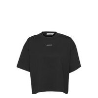 Micro Branding Loose Tee T-shirts & Tops Short-sleeved Musta Calvin Klein Jeans