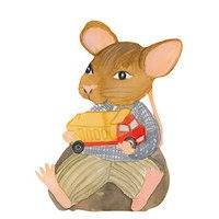 Wall Sticker - Victor The Mouse Home Kids Decor Wall Stickers Ruskea That's Mine