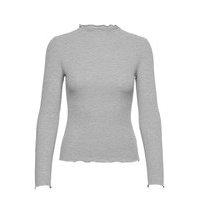 Onlemma L/S High Neck Top Noos Jrs T-shirts & Tops Long-sleeved Harmaa ONLY