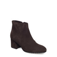 Suede Ankle Boot Shoes Boots Ankle Boots Ankle Boot - Heel Ruskea Ilse Jacobsen