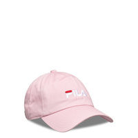 Dad Cap Linear Logo Accessories Headwear Caps Vaaleanpunainen FILA