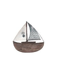 Wall Sticker - Wooden Sailboat Home Kids Decor Wall Stickers Harmaa That's Mine
