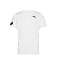 Club 3-Stripe T-Shirt T-shirts Short-sleeved Valkoinen Adidas Performance, adidas Performance