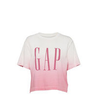 Gap Boxy Ss Tee T-shirts & Tops Short-sleeved Vaaleanpunainen GAP