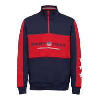 D2. Gant Retro Shield Half Zip Svetari Collegepaita Sininen GANT