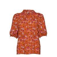 Ellie Blouses Short-sleeved Oranssi Hofmann Copenhagen