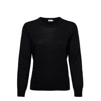Merino R-Neck Sweater Neulepaita Musta Filippa K