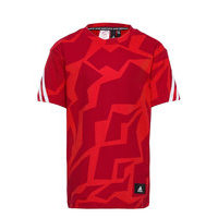 Future Icons 3-Stripes Tee T-shirts Short-sleeved Punainen Adidas Performance, adidas Performance