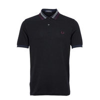 Stripe Collar Polo Polos Short-sleeved Sininen Fred Perry