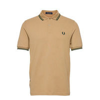 Twin Tipped Fp Shirt Polos Short-sleeved Ruskea Fred Perry