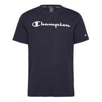 Crewneck T-Shirt T-shirts Short-sleeved Sininen Champion