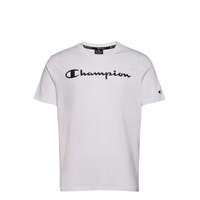 Crewneck T-Shirt T-shirts Short-sleeved Valkoinen Champion