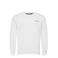 Long Sleeve Crewneck T-Shirt T-shirts Long-sleeved Valkoinen Champion