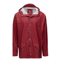 Jacket Outerwear Rainwear Rain Coats Punainen Rains