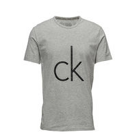 S/S Crew Neck T-shirts Short-sleeved Harmaa Calvin Klein