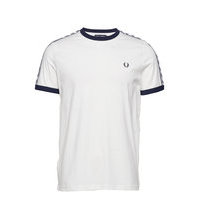 Taped Ringer T-Shirt T-shirts Short-sleeved Valkoinen Fred Perry