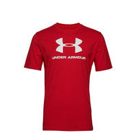 Ua Sportstyle Logo Ss T-shirts Short-sleeved Punainen Under Armour