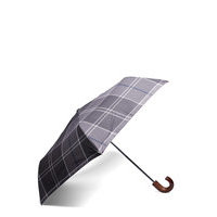 Barbour Tartan Mini Umbrella Sateenvarjo Harmaa Barbour