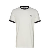 Ringer T-Shirt T-shirts Short-sleeved Valkoinen Fred Perry