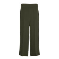 Zhen Culotte Pant Leveälahkeiset Housut Vihreä InWear