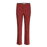 Zellaiw Kickflare Pant Suoralahkeiset Housut Punainen InWear