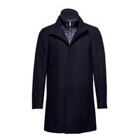 Harvey N Classic Wool Outerwear Coats Winter Coats Sininen Matinique