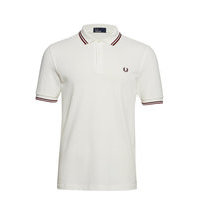 Twin Tipped Fp Shirt Polos Short-sleeved Valkoinen Fred Perry