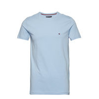 Stretch Slim Fit Tee T-shirts Short-sleeved Sininen Tommy Hilfiger