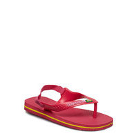Hav Baby Brasil Logo Shoes Summer Shoes Flip Flops Punainen Havaianas