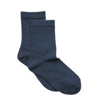 Rib Wool Socks Night & Underwear Socks Sininen Mp Denmark, mp Denmark