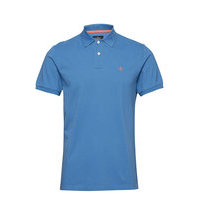 Slim Fit Logo Polos Short-sleeved Sininen Hackett London