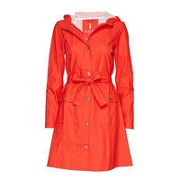 Curve Jacket Outerwear Rainwear Rain Coats Punainen Rains