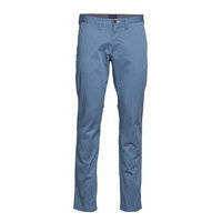 Slim Twill Chinos Chinot Housut Sininen GANT