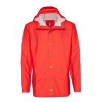 Jacket Outerwear Rainwear Rain Coats Punainen Rains
