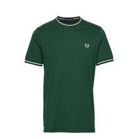 Twin Tipped T-Shirt T-shirts Short-sleeved Vihreä Fred Perry