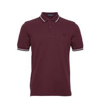 Twin Tipped Fp Shirt Polos Short-sleeved Ruskea Fred Perry