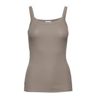 Fine Rib Singlet T-shirts & Tops Sleeveless Beige Filippa K