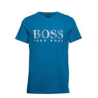 T-Shirt Rn T-shirts Short-sleeved Sininen BOSS