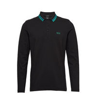 Plisy Polos Long-sleeved Musta BOSS