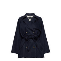 Slchicago Short Trenchcoat Trenssi Takki Sininen Soaked In Luxury, Soaked in Luxury