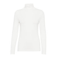 Hanadi Rollneck Ls T-shirts & Tops Long-sleeved Valkoinen Soaked In Luxury, Soaked in Luxury